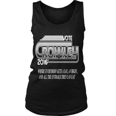 Vote Crowley - Tank Top - T-shirt - Supernatural-Sickness - 13