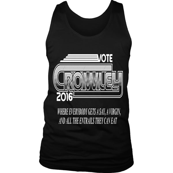 Vote Crowley - Tank Top - T-shirt - Supernatural-Sickness - 1