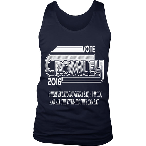 Vote Crowley - Tank Top - T-shirt - Supernatural-Sickness - 2