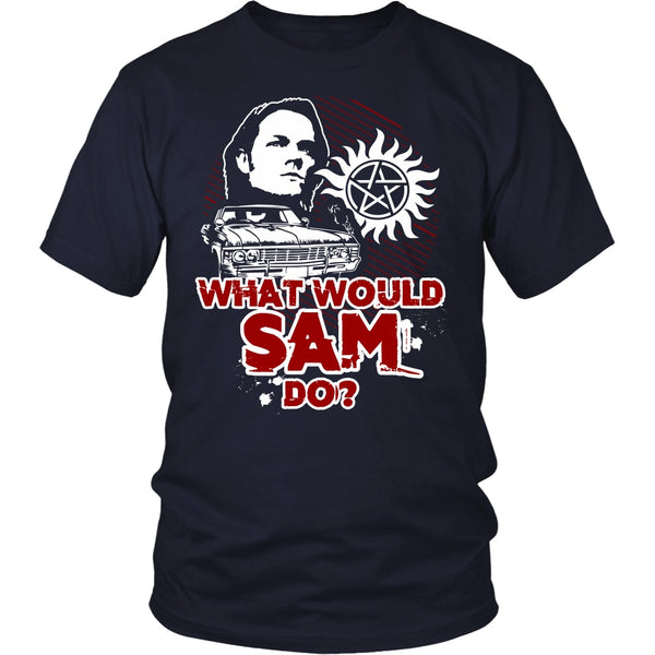 What Would Sam Do? - T-shirt - Supernatural-Sickness - 3