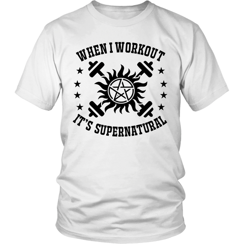 When I Workout - Apparel - T-shirt - Supernatural-Sickness - 1