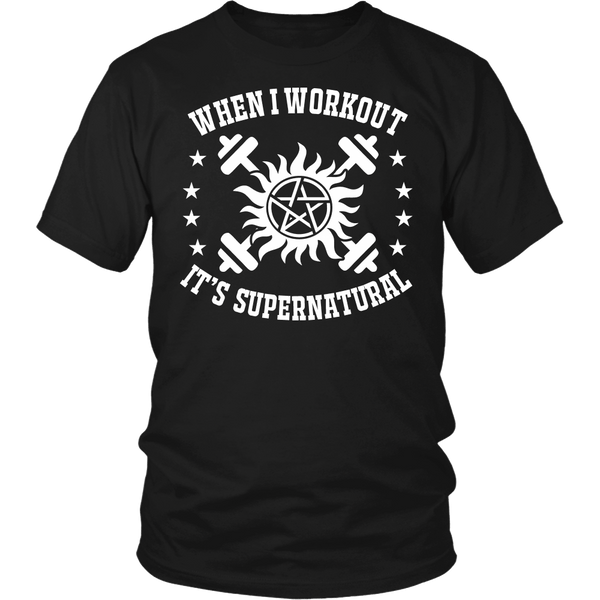 When I Workout - Apparel - T-shirt - Supernatural-Sickness - 1
