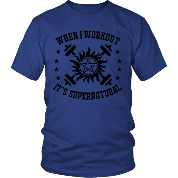When I Workout - Apparel - T-shirt - Supernatural-Sickness - 2