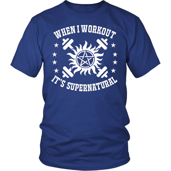 When I Workout - Apparel - T-shirt - Supernatural-Sickness - 2