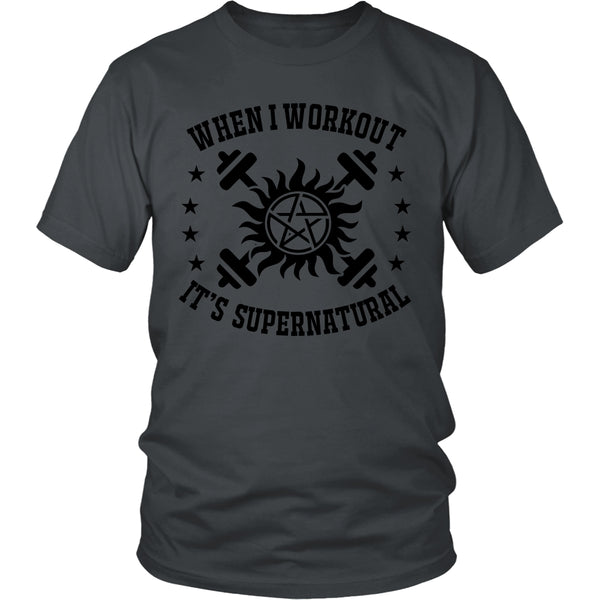 When I Workout - Apparel - T-shirt - Supernatural-Sickness - 3