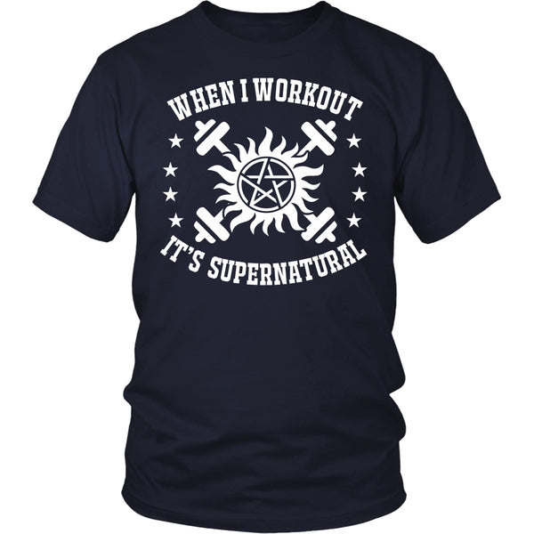 When I Workout - Apparel - T-shirt - Supernatural-Sickness - 3