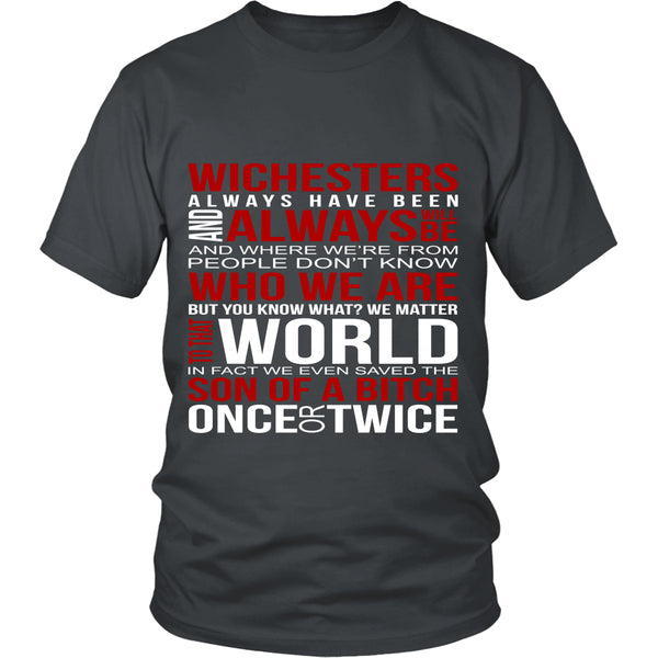 Winchesters always have been and always will be - Apparel - T-shirt - Supernatural-Sickness - 4