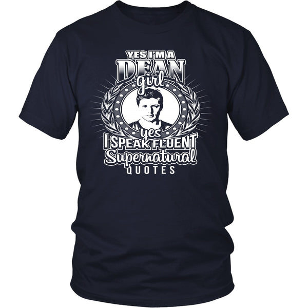 Yes Im A Dean Girl - Apparel - T-shirt - Supernatural-Sickness - 3