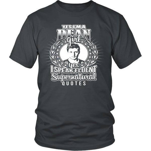 Yes Im A Dean Girl - Apparel - T-shirt - Supernatural-Sickness - 4